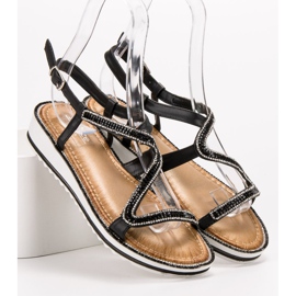 SHELOVET Sandalias en la plataforma negro 3