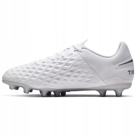 Zapatillas de fútbol Nike Tiempo Legend 8 Club FG / MG Jr AT5881-100 multicolor blanco 1