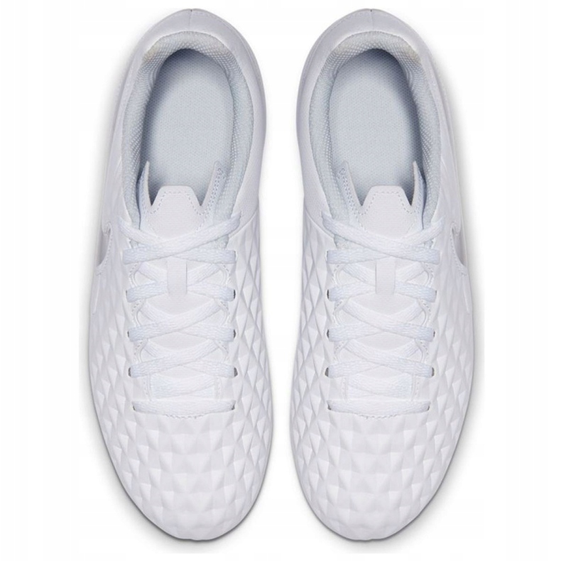 Zapatillas de fútbol Nike Tiempo Legend 8 Club FG / MG Jr AT5881-100 multicolor blanco 2