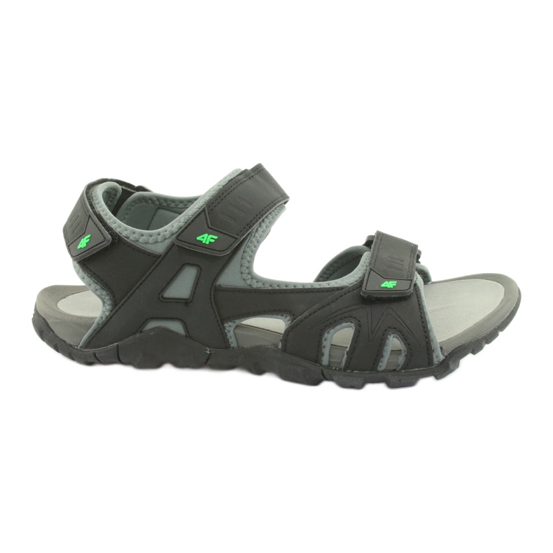 Sandalias 4F M H4L19-SAM003 20S negro verde 1 Sandalias 4F M H4L19-SAM003 20S negro verde 1