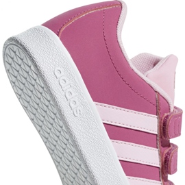 Adidas Vl Court 2.0 Cmf C zapatillas rosas Jr F36394 rosado 4