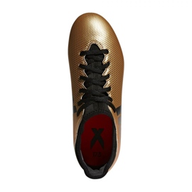 Botas de fútbol Adidas X 17.3 Fg Jr CP8990 oro blanco dorado 2