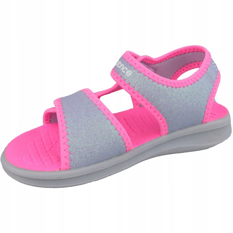 Sandalias New Balance Sandal K K2031GRP rosado gris 1