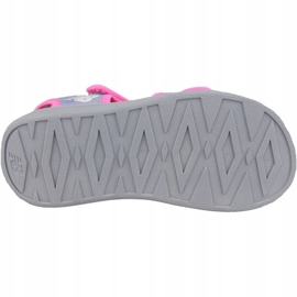 Sandalias New Balance Sandal K K2031GRP rosado gris 3