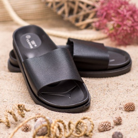 Clowse Pantuflas negras para mujer negro 2 Clowse Pantuflas negras para mujer negro 2