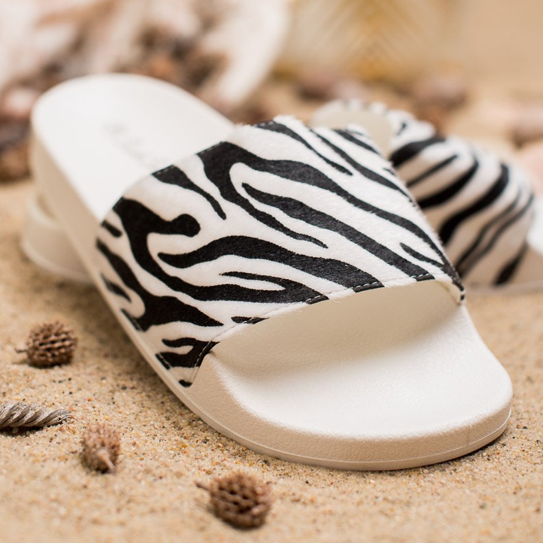 SHELOVET Zapatillas deportivas de gamuza blanco negro 2