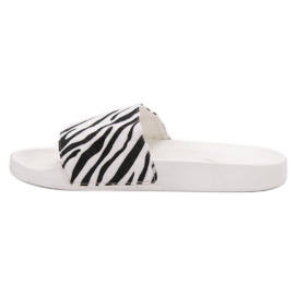 SHELOVET Zapatillas deportivas de gamuza blanco negro 1