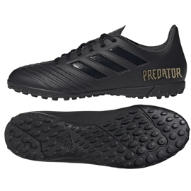 Botas de fútbol adidas Predator 19.4 Tf F35635 negro negro 3