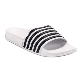 SHELOVET Pantuflas Deportivas Rayas blanco 1 SHELOVET Pantuflas Deportivas Rayas blanco 1