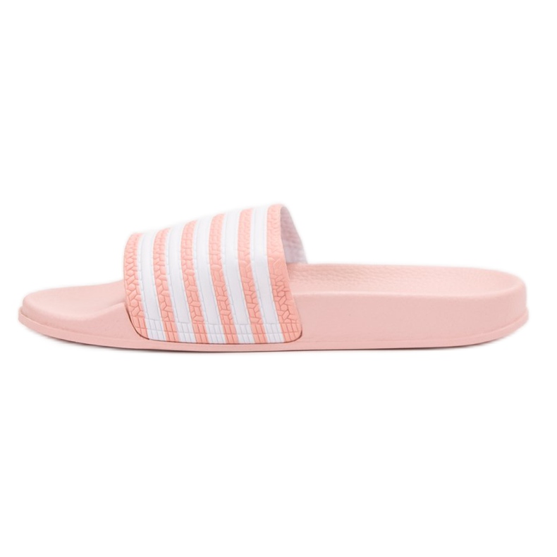 SHELOVET Pantuflas Deportivas Rayas rosado 1 SHELOVET Pantuflas Deportivas Rayas rosado 1
