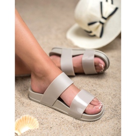 SHELOVET Zapatillas de goma de moda gris 2