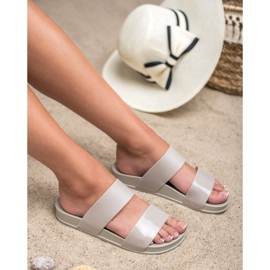 SHELOVET Zapatillas de goma de moda gris 1