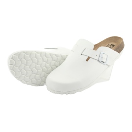 Zapatillas de hombre médico BIOX Berney blanco 4