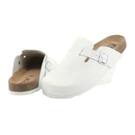 Zapatillas de hombre médico BIOX Berney blanco 3