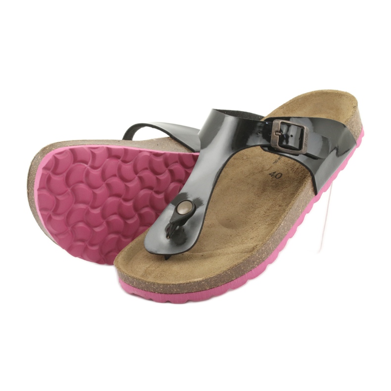 Pantuflas médicas BIOX negras negro 4 Pantuflas médicas BIOX negras negro 4