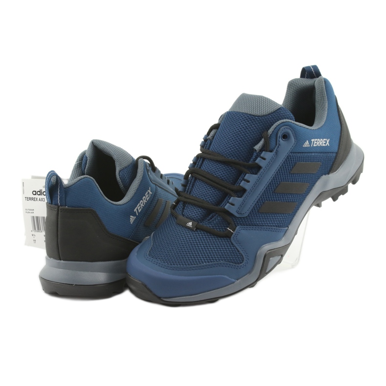 Zapatillas de trekking adidas Terrex AX3 M BC0527 negro azul marino gris 3 Zapatillas de trekking adidas Terrex AX3 M BC0527 negro azul marino gris 3