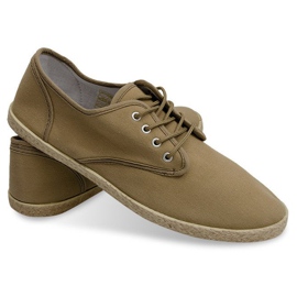 Deportivas Alpargatas Paja 8740 Suela camel marrón 3