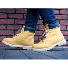 Tramperos cálidos con adornos A06 Camel marrón 1 Tramperos cálidos con adornos A06 Camel marrón 1