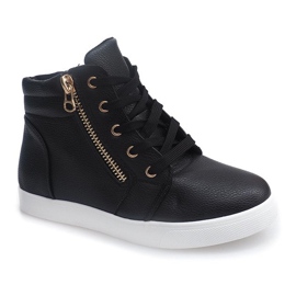 Botas Cuña Deportivas 883 Negro 1