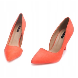 Tacones Ante 4006 Naranja 4