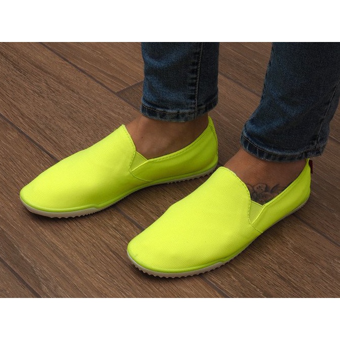 Zapatillas sin cordones amarillas Lycra BL180 amarillo 1