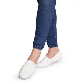 Zapatillas sin cordones blancas Lycra HB-1 blanco 3