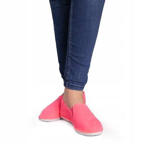 Zapatillas sin cordones rosas de Lycra HB-1 rosado 2 Zapatillas sin cordones rosas de Lycra HB-1 rosado 2