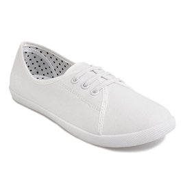 Zapatillas de deporte atadas sin cordones BE43 Blanco 2 Zapatillas de deporte atadas sin cordones BE43 Blanco 2