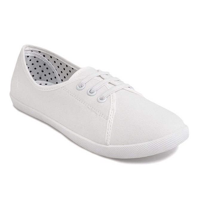 Zapatillas de deporte atadas sin cordones BE43 Blanco 2 Zapatillas de deporte atadas sin cordones BE43 Blanco 2