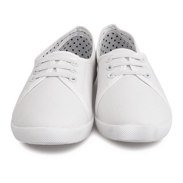 Zapatillas de deporte atadas sin cordones BE43 Blanco 1 Zapatillas de deporte atadas sin cordones BE43 Blanco 1