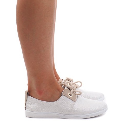 Zapatillas plateadas con cordones VT80-3 gris 1