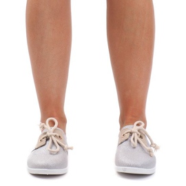 Zapatillas plateadas con cordones VT79-3 gris 2 Zapatillas plateadas con cordones VT79-3 gris 2