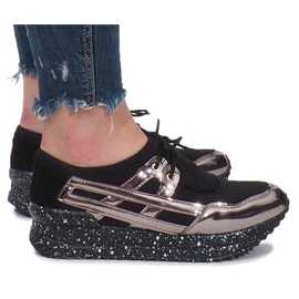 Zapatillas deportivas negras en la plataforma Calixte negro 5