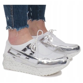 Zapatillas deportivas blancas en la plataforma Calixte blanco 1 Zapatillas deportivas blancas en la plataforma Calixte blanco 1