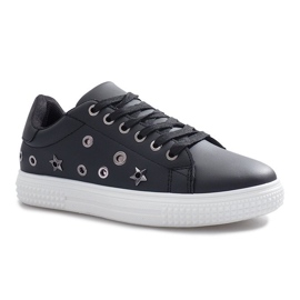 Zapatillas negras estrellas Toulouse negro 1 Zapatillas negras estrellas Toulouse negro 1