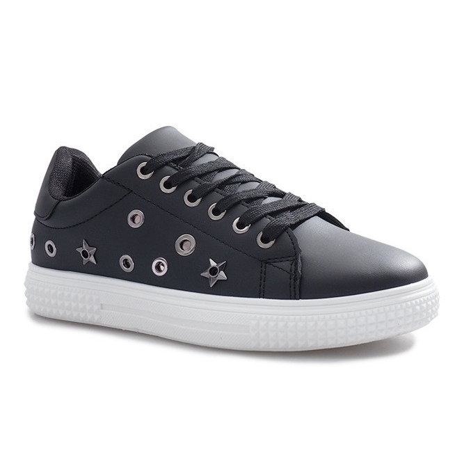 Zapatillas negras estrellas Toulouse negro 1 Zapatillas negras estrellas Toulouse negro 1