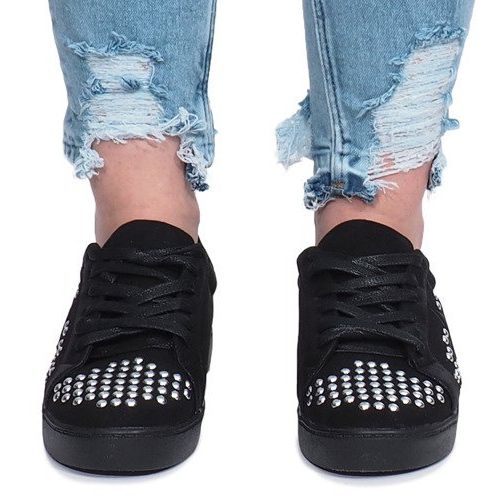 Zapatillas negras de Angers stars negro 1