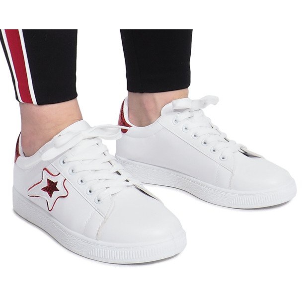 Zapatillas Stoke con estrella blanca blanco 2