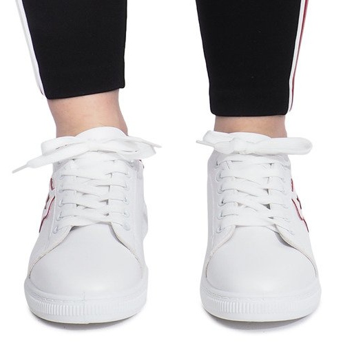 Zapatillas Stoke con estrella blanca blanco 1