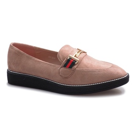 Zapatos sin cordones rosas con tachuelas Ranges 1
