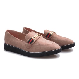 Zapatos sin cordones rosas con tachuelas Ranges rosado 2