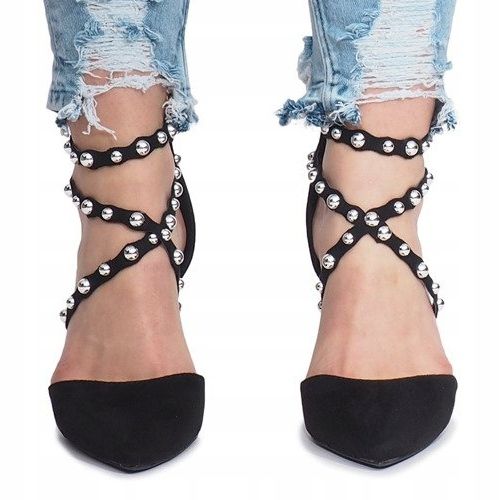 Sandalia tacones negros B-50 1