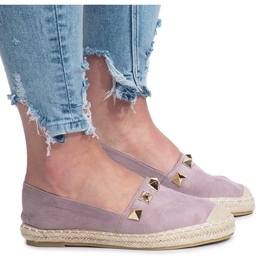 Alpargatas Gold Sun violeta 2