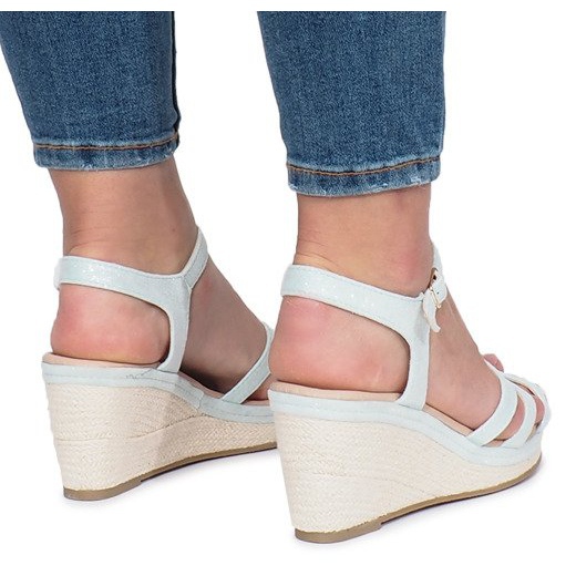 Sandalias de cuña Glavel en verde 1 Sandalias de cuña Glavel en verde 1