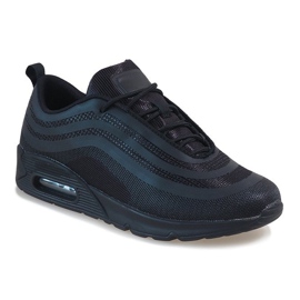 Zapatillas deportivas de hombre negras V0270-2 negro 1