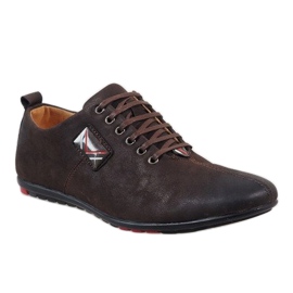 Zapatos de hombre marrones WF932-3 marrón 1