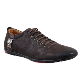 Zapatos de hombre marrones WF933-3 marrón 1