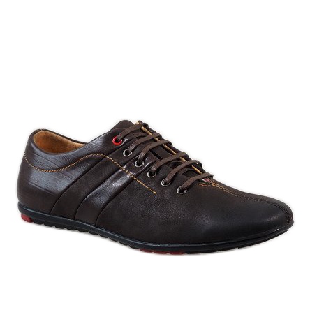 Zapatos de hombre marrones WF931-3 marrón 1