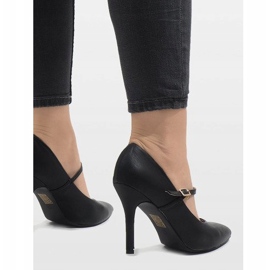 Tacones negros clásicos Montr 3