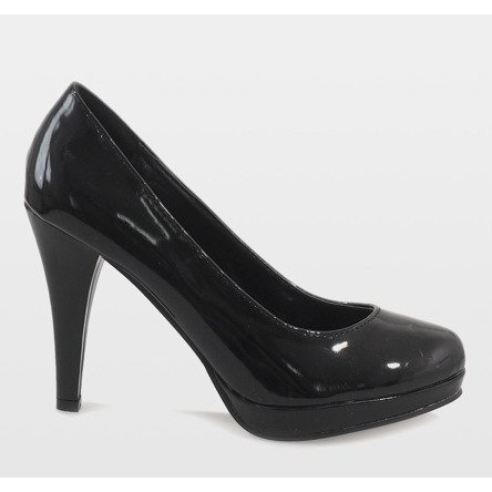 Tacones lacados negros de Casia 2